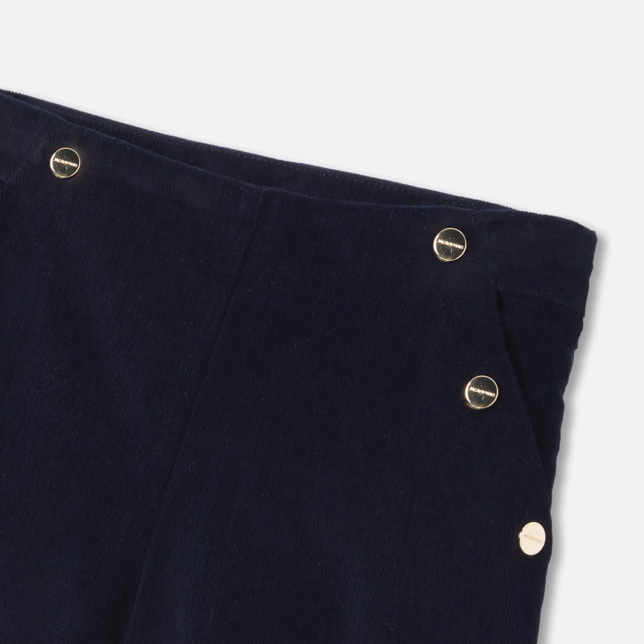 Jacadi Shorts And Rompers|Girl velvet shorts Jacadi Navy