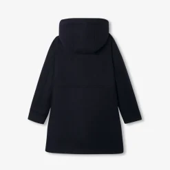 Jacadi Coats And Outerwear|Girl wool coat Jacadi Navy