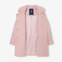 Jacadi Coats And Outerwear|Girl wool coat Heather Pink
