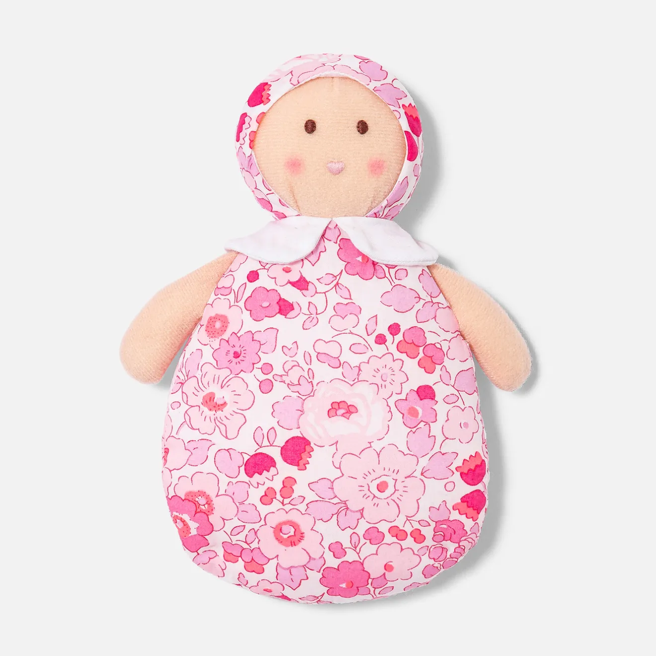 Jacadi Plush And Activity Toys|Plush And Activity Toys|Josephine Liberty fabric rattle doll Pink/Multicolour