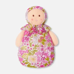 Jacadi Plush And Activity Toys|Plush And Activity Toys|Joséphine doll in Liberty fabric Pink/Multicolour