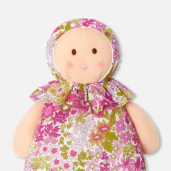 Jacadi Plush And Activity Toys|Plush And Activity Toys|Joséphine doll in Liberty fabric Pink/Multicolour