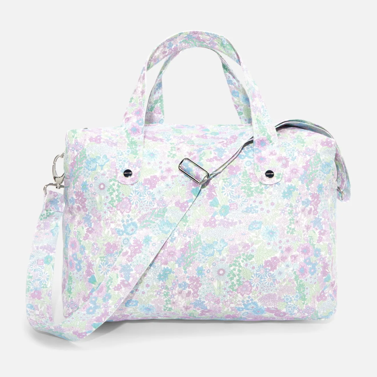 Jacadi Diaper Bags And Toiletry Bags|Diaper Bags And Toiletry Bags|Liberty fabric diaper bag White/Multicolour