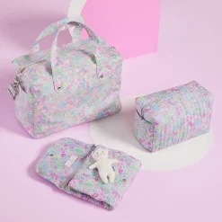 Jacadi Diaper Bags And Toiletry Bags|Diaper Bags And Toiletry Bags|Liberty fabric diaper bag White/Multicolour
