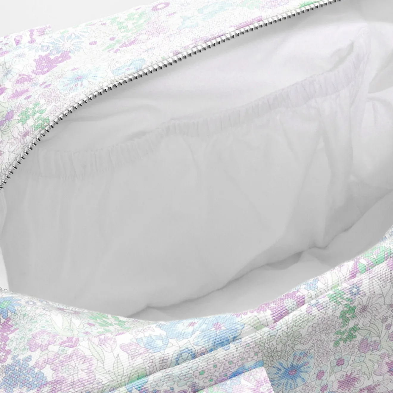 Jacadi Diaper Bags And Toiletry Bags|Diaper Bags And Toiletry Bags|Liberty fabric diaper bag White/Multicolour