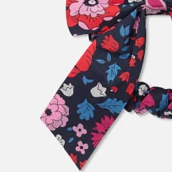 Jacadi Hair Accessories|Accessories|Liberty fabric scrunchie Navy/Multicolour