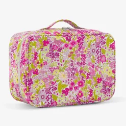Jacadi Diaper Bags And Toiletry Bags|Diaper Bags And Toiletry Bags|Liberty fabric suitcase Pink/Multicolour