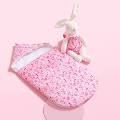 Jacadi Plush And Activity Toys|Plush And Activity Toys|Medium bunny romper Pink/Multicolour