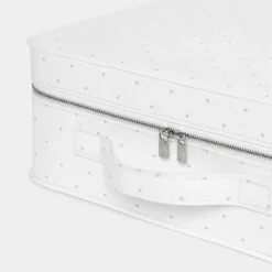 Jacadi Diaper Bags And Toiletry Bags|Diaper Bags And Toiletry Bags|Medium cotton baby suitcase Jacadi soft white