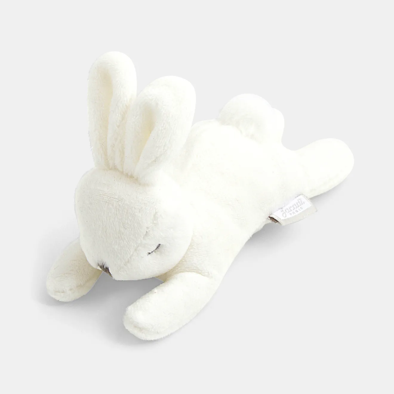 Jacadi Plush And Activity Toys|Plush And Activity Toys|Mini bunny plush toy Jacadi White