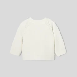 Jacadi Bloomers, Overalls And Sets|Jumpers, Sweatshirts And Cardigans|My First baby wrap sweater Jacadi soft white