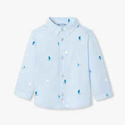 Jacadi Shirts|Oxford baby boy shirt Cloud