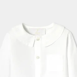 Jacadi Shirts|Oxford baby boy shirt Jacadi White