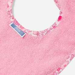 Jacadi Bibs And Swaddling Cloths|Set of 2 terry bibs Pink/Multicolour