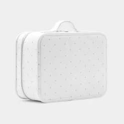 Jacadi Diaper Bags And Toiletry Bags|Diaper Bags And Toiletry Bags|Small cotton baby suitcase Jacadi soft white