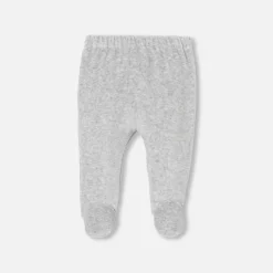 Jacadi Bloomers, Overalls And Sets|Velvet baby comfort set Jacadi light Heather Grey